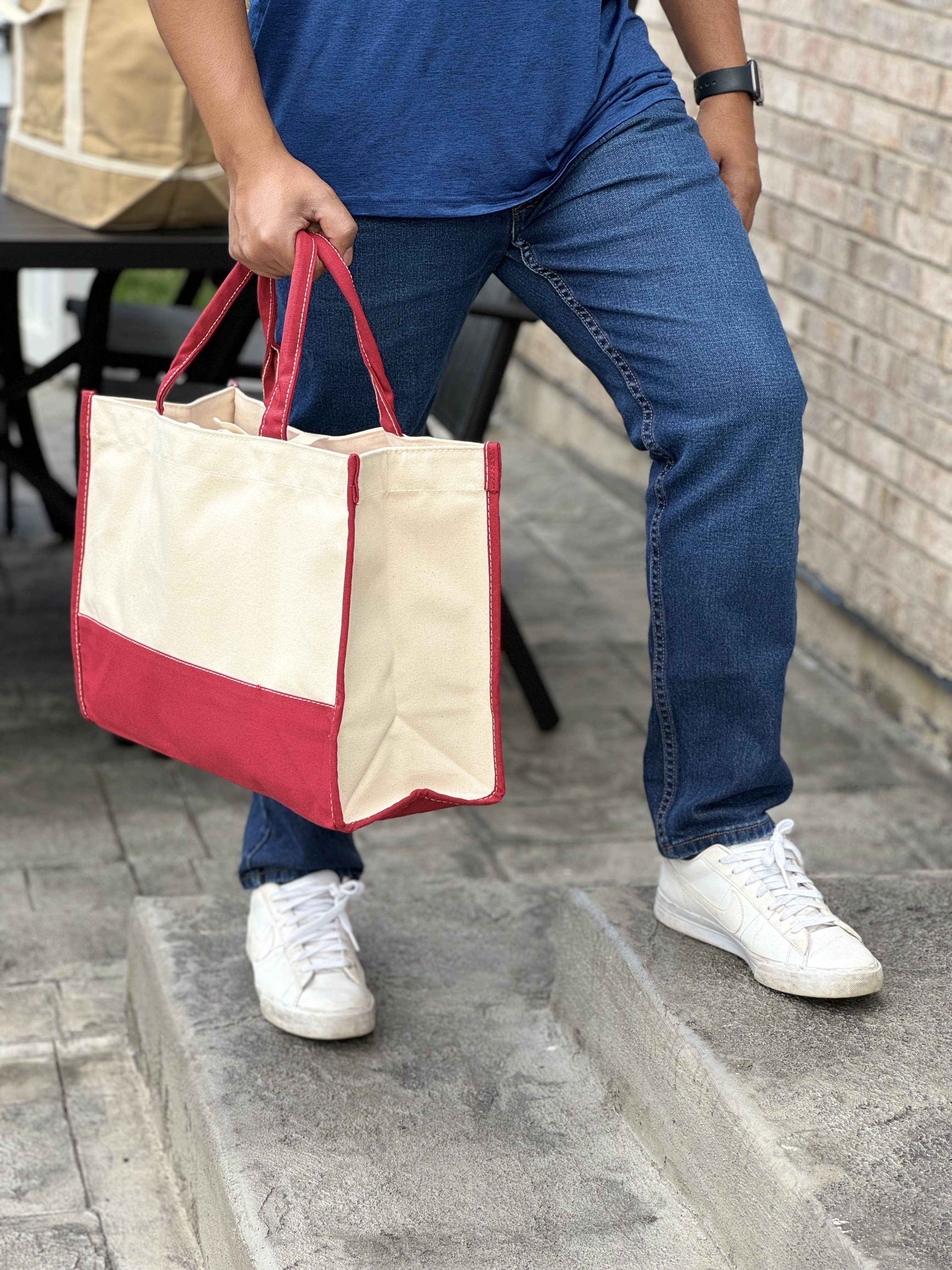 US Bags - Wholesale Tote Bag - Unisex - Market Canvas Tote Bag | Gift Beach Everyday Travel4