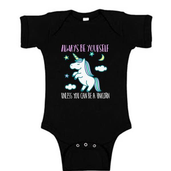 Always Be Yourself Unless You Can Be A Unicorn Onesie for wholesale by Soulful Wear