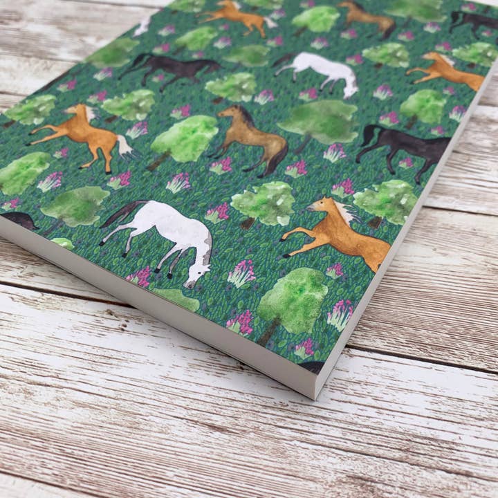 Samantha Hall Designs – Caderno por atacado – Caderno forrado com cavalo grosso A55