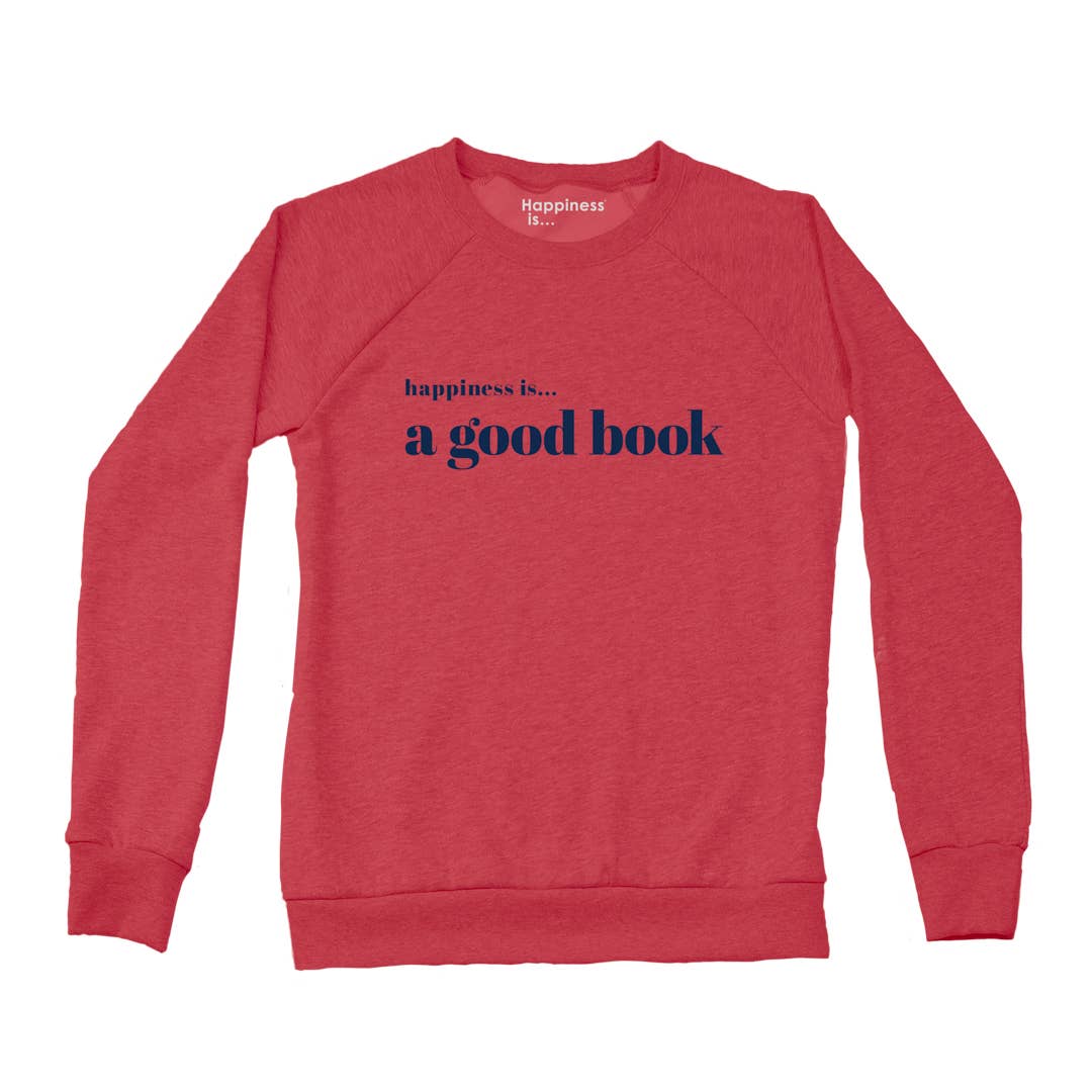 Happiness Is... - Wholesale Grafisch sweatshirt - Dames - Good Book-sweatshirts voor dames - 5 kleuren2