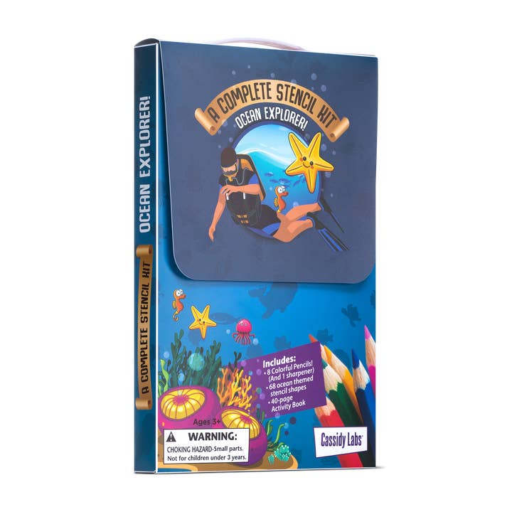Ocean Explorer Stencil Kit for wholesale by Cassidy Labs