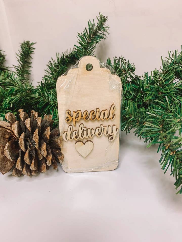 Special Delivery Diy Gift Tag for wholesale by Sign Kit Co.