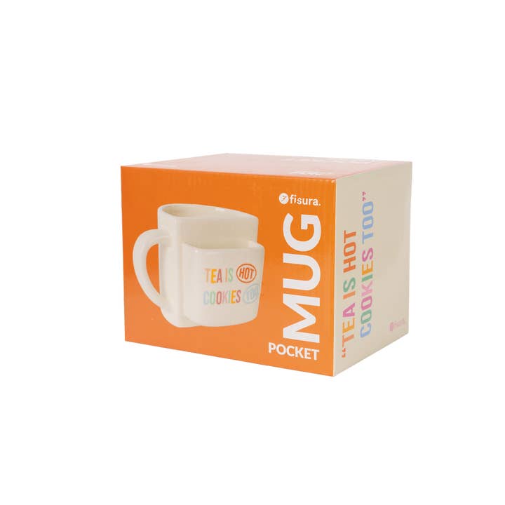 Fisura - Wholesale Coffee Mug - Pocket mug "tea is hot cookies too"2