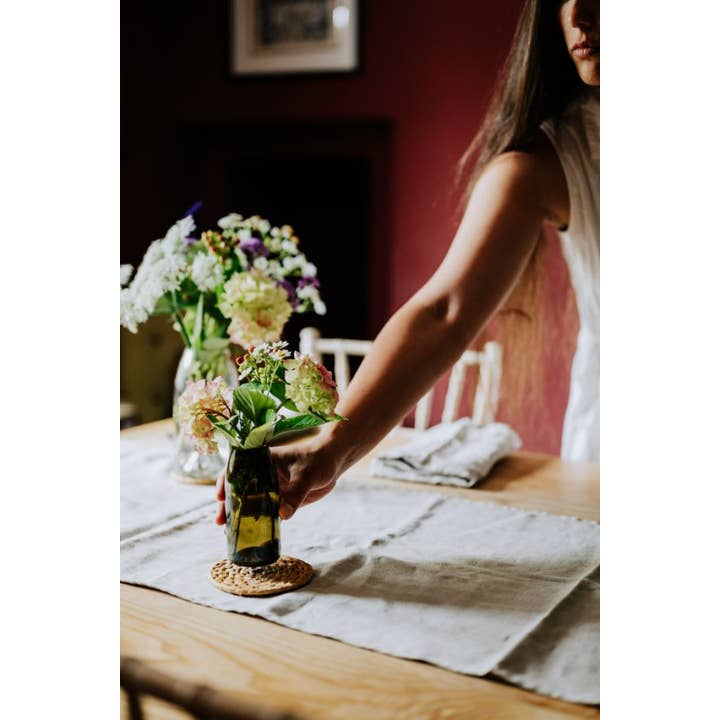 Old Green – wholesale Vase – Recycled Olive Green Glass 'Piccolo' Flower Bud Vase3