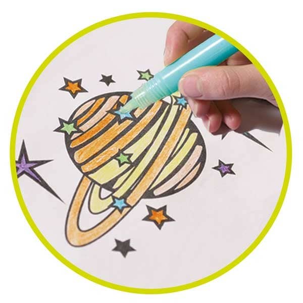 Brainstorm - Wholesale Marker - Glow-In-The-Dark Colour Pens, Three Pens3