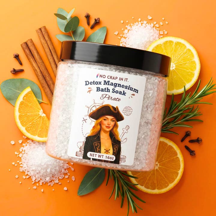Pirate Oil Bain de trempage au magnésium pour la vente par No Crap In It