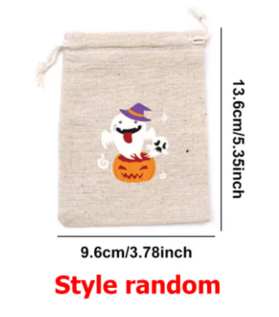 Buddha Ayurveda - Wholesale Cadeautasje - Linnen trekkoordzakje heksen vleermuis cadeauzakje1