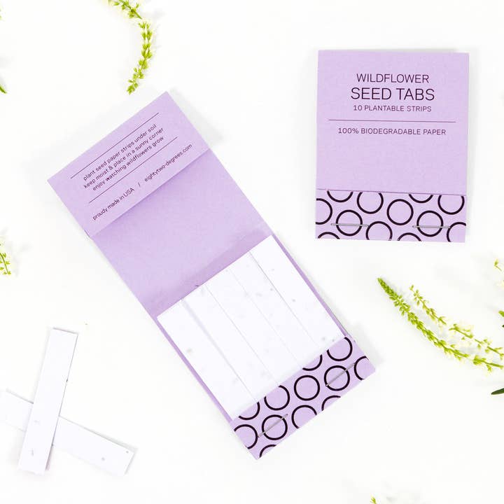 Livret de graines de fleurs sauvages - Lilas pour la vente par Studio 82°