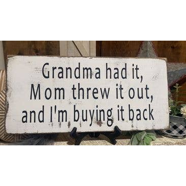 GRAND-MÈRE L'AVAIT MÈRE-PÈRE-PRINTEMPS pour la vente par Dudley's Cottage & Gifts