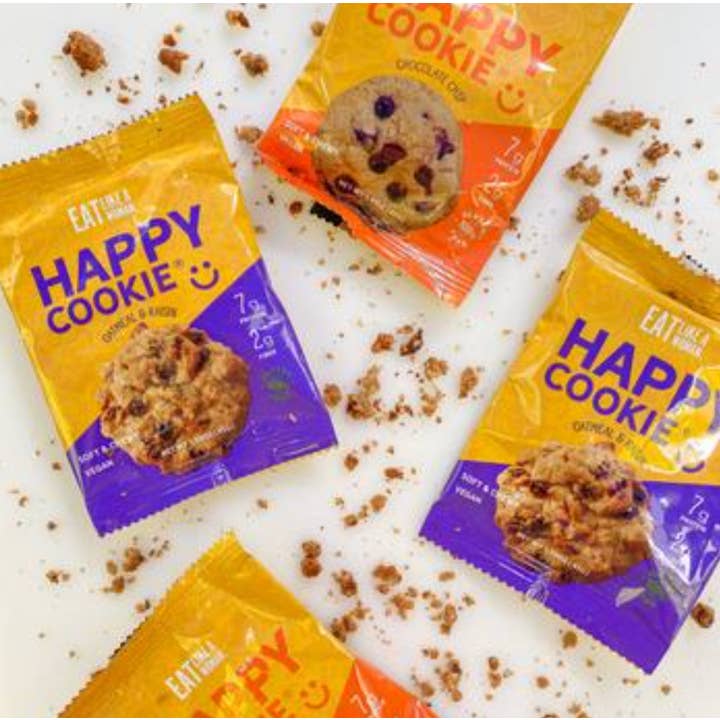 Happy Cookie® 8-pack Sampler, 2 Flavors for wholesale by Eat Like a Woman