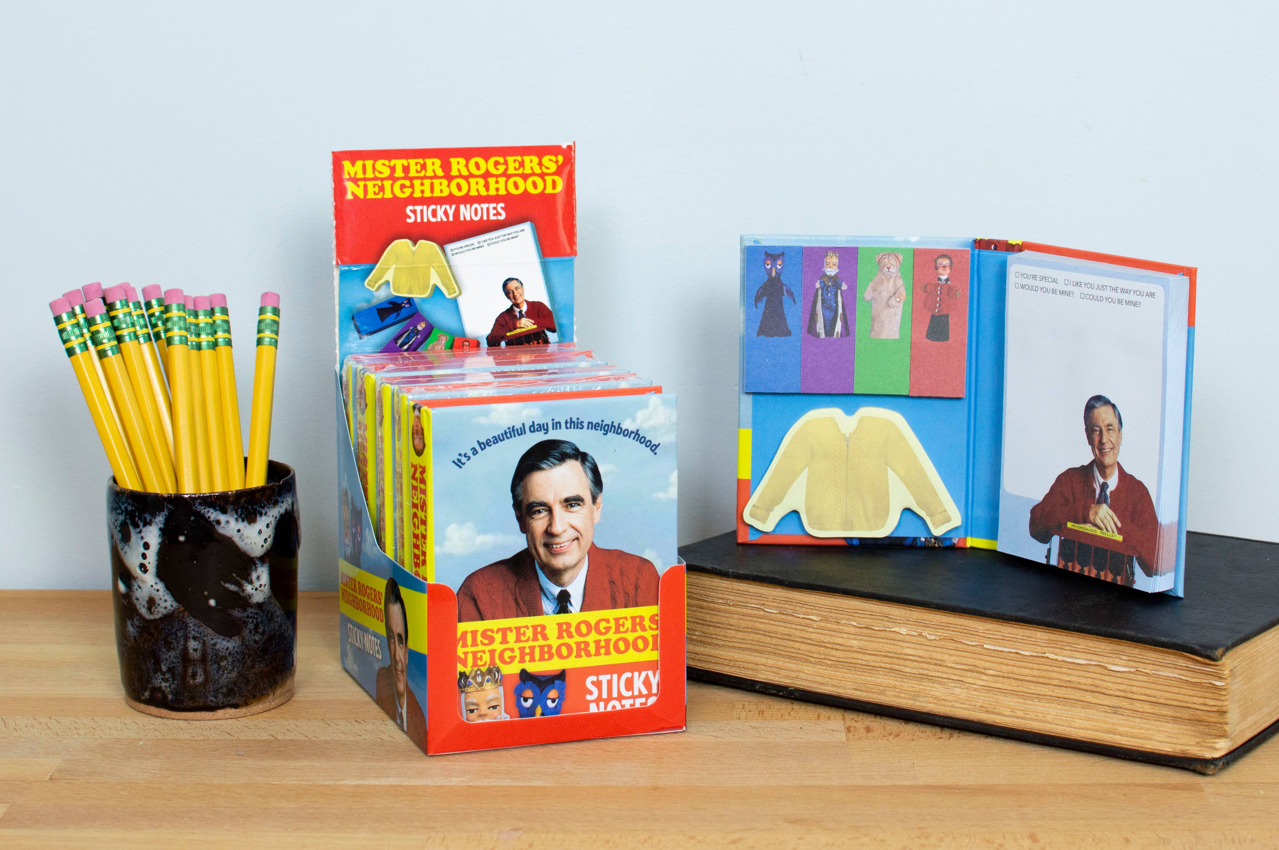Unemployed Philosophers Guild – wholesale Klisterlappar – Mister Rogers Sticky Notes2