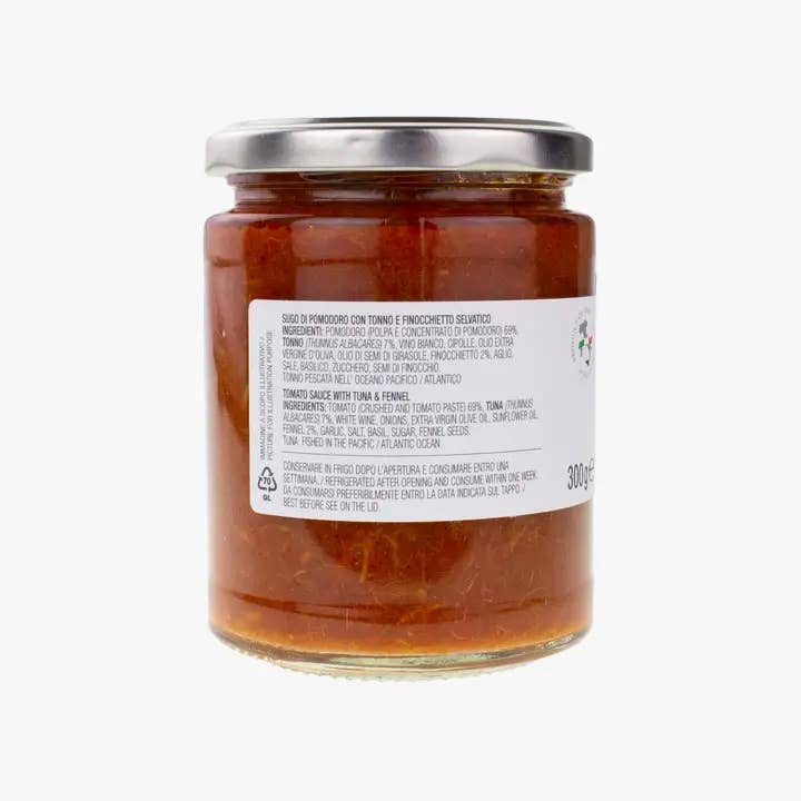 Campo d'Oro - Wholesale Sauce - Salsa di Pomodoro con Tonno e Finocchio 10,6 oz1