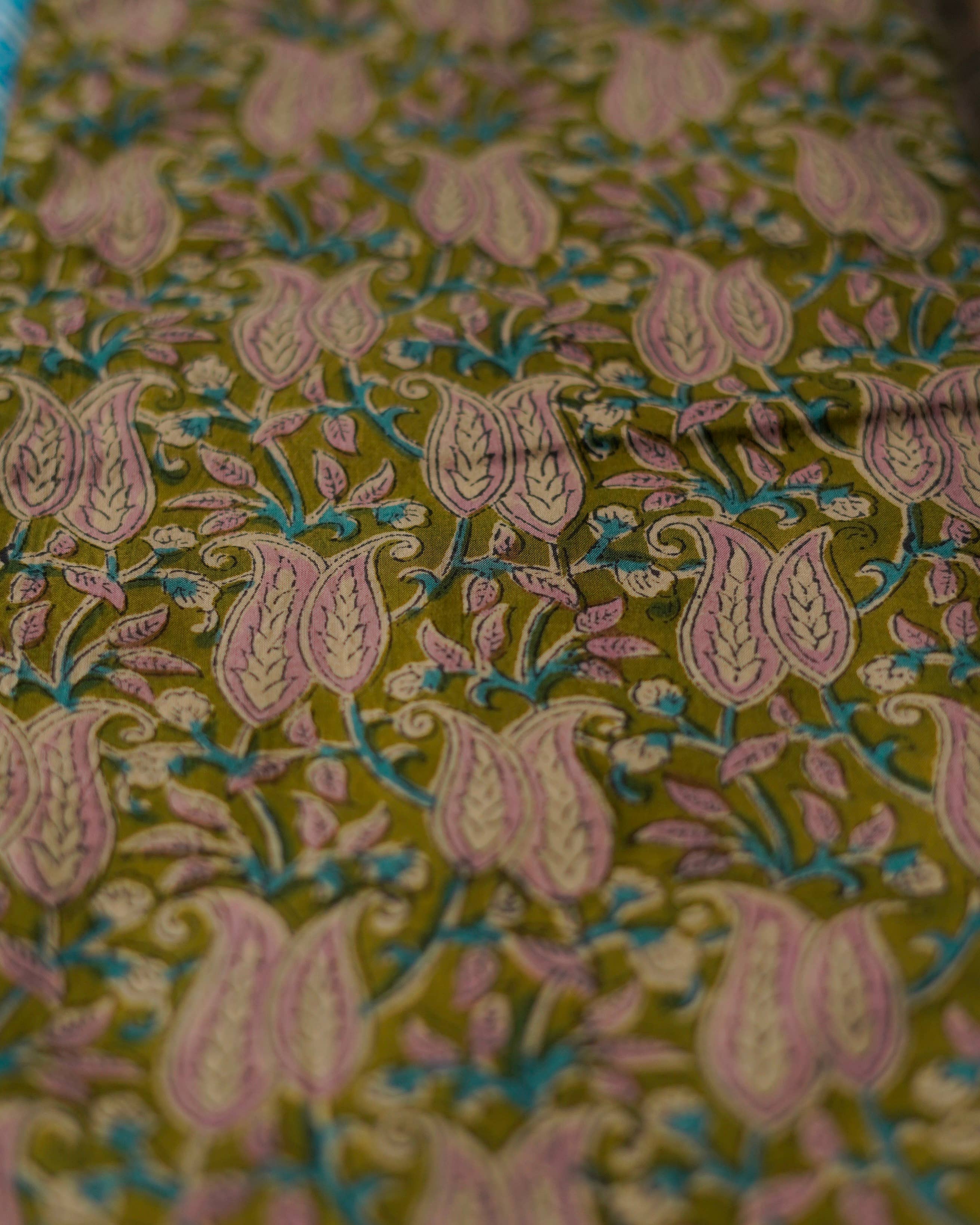 Annahmol - Wholesale Quilt - Kids & Baby - Wood Block Print Reversible Cotton Baby Blanket31