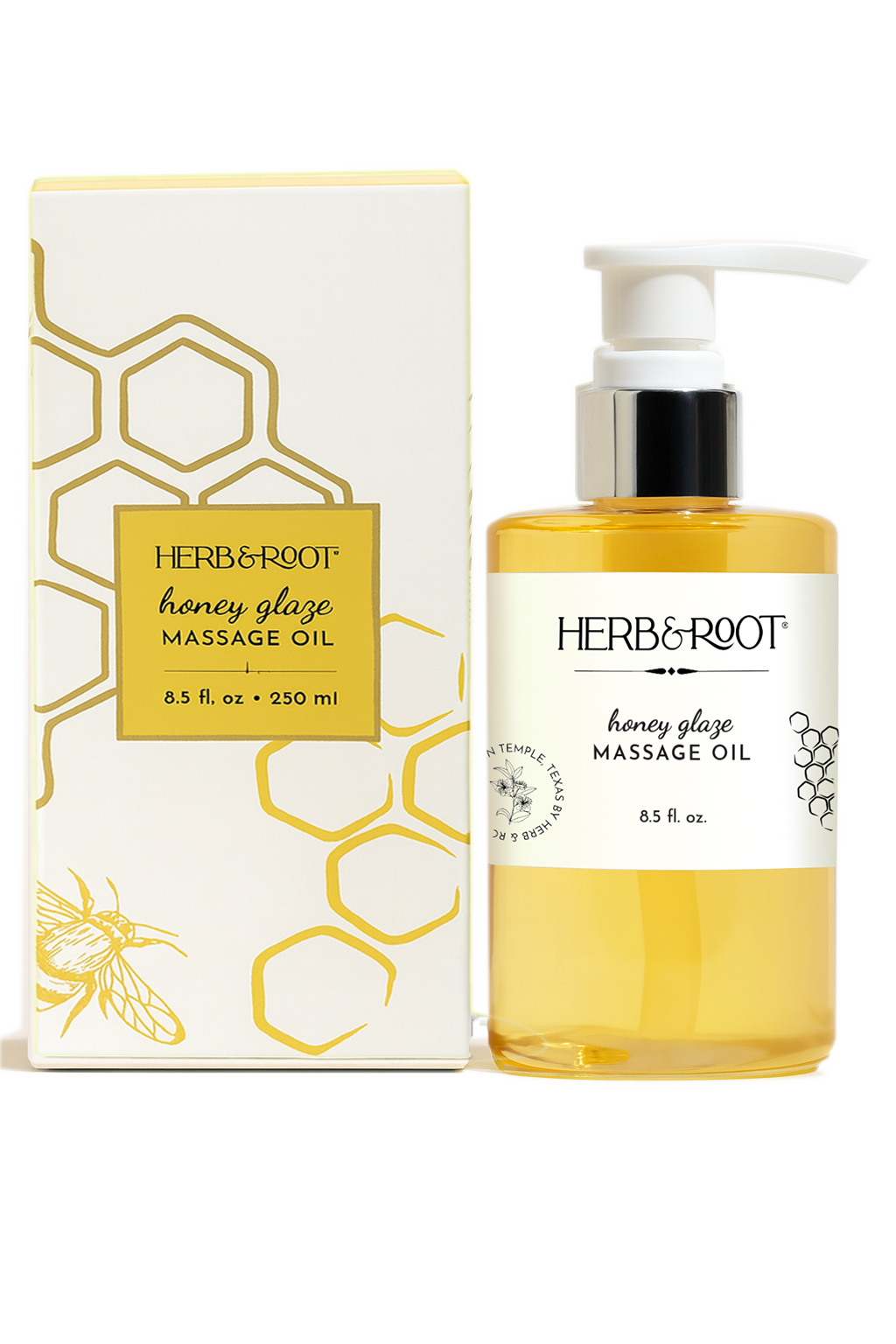 Herb & Root - Wholesale Bath/Body Oil - Honey Glaze Massage Oil1