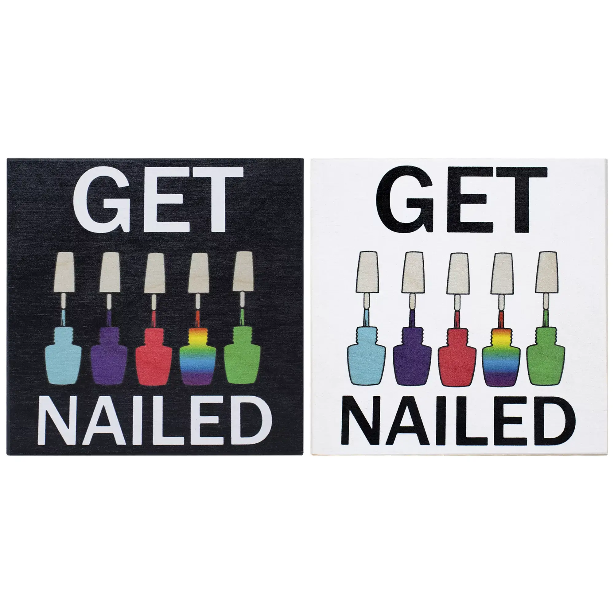 JennyGems - Wholesale Desk/Tabletop Sign - Funny Nail Salon White Decor, Manicurist Gifts7