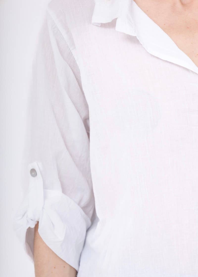 6923 100% COTTON WHITE SHIRT for wholesale on Faire4