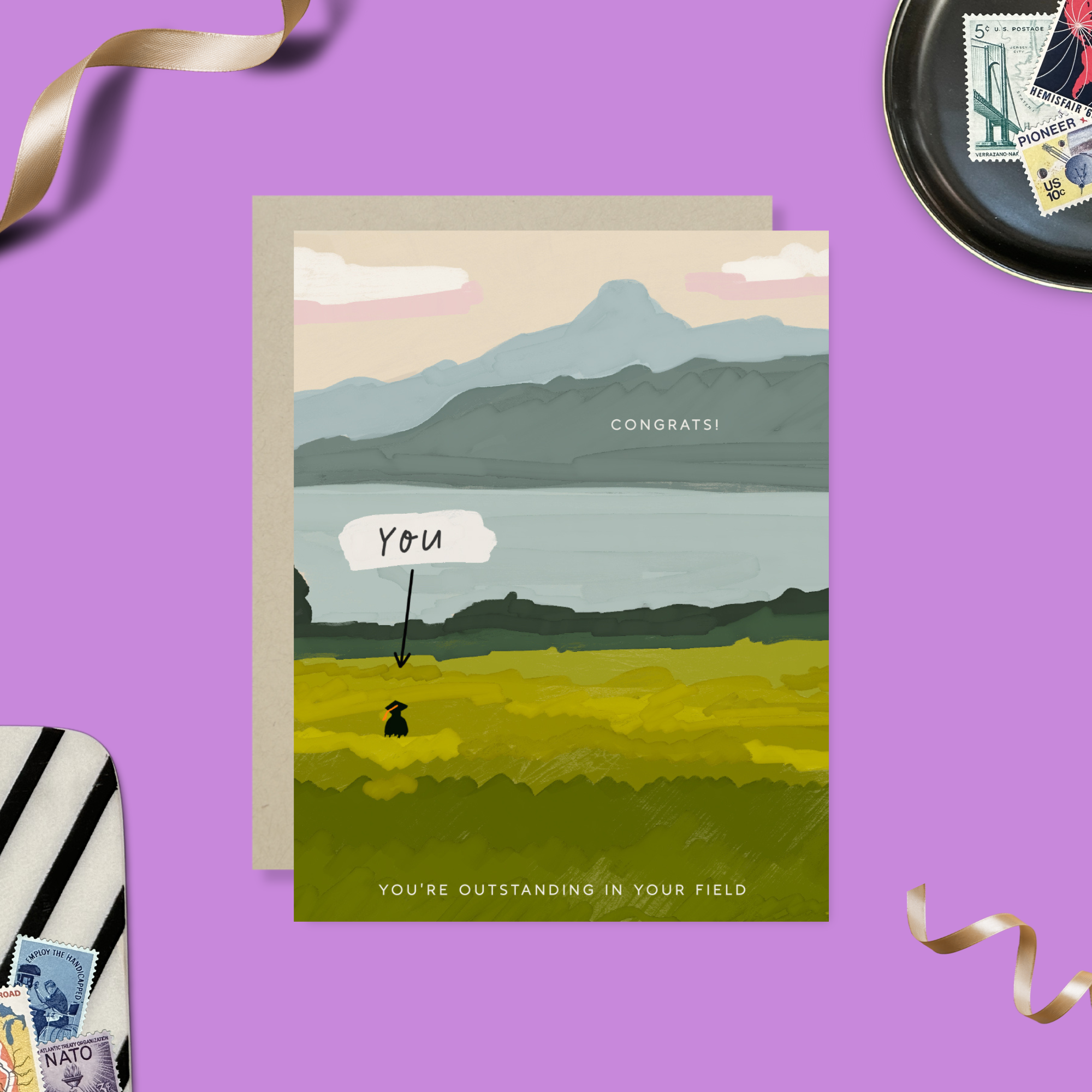 Barone and Co. - Wholesale Graduation Card - Outstanding Field Graduation Card2