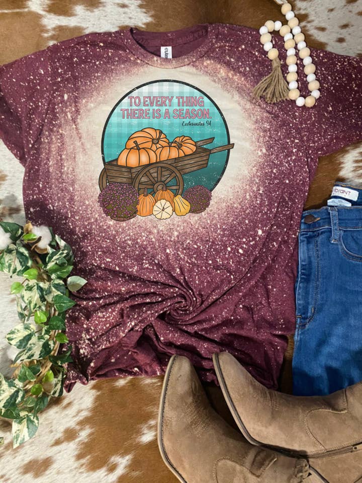 Voor alles is er een Season Bleach Tee voor wholesale door Cute As A Rustic Button