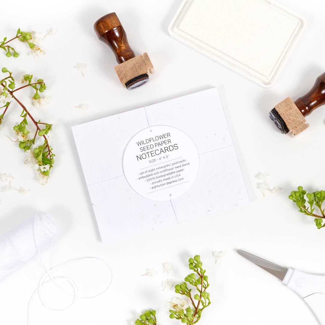 Studio 82° - Wholesale Stationery/Notecard Set - Wildflower Seed Notecards1