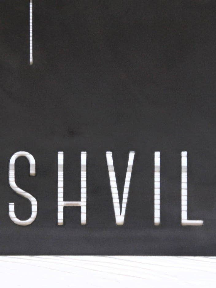 Highland Ridge  |  Handmade Home Decor - Wholesale Wall Accent - Nashville Skyline Metal Art3