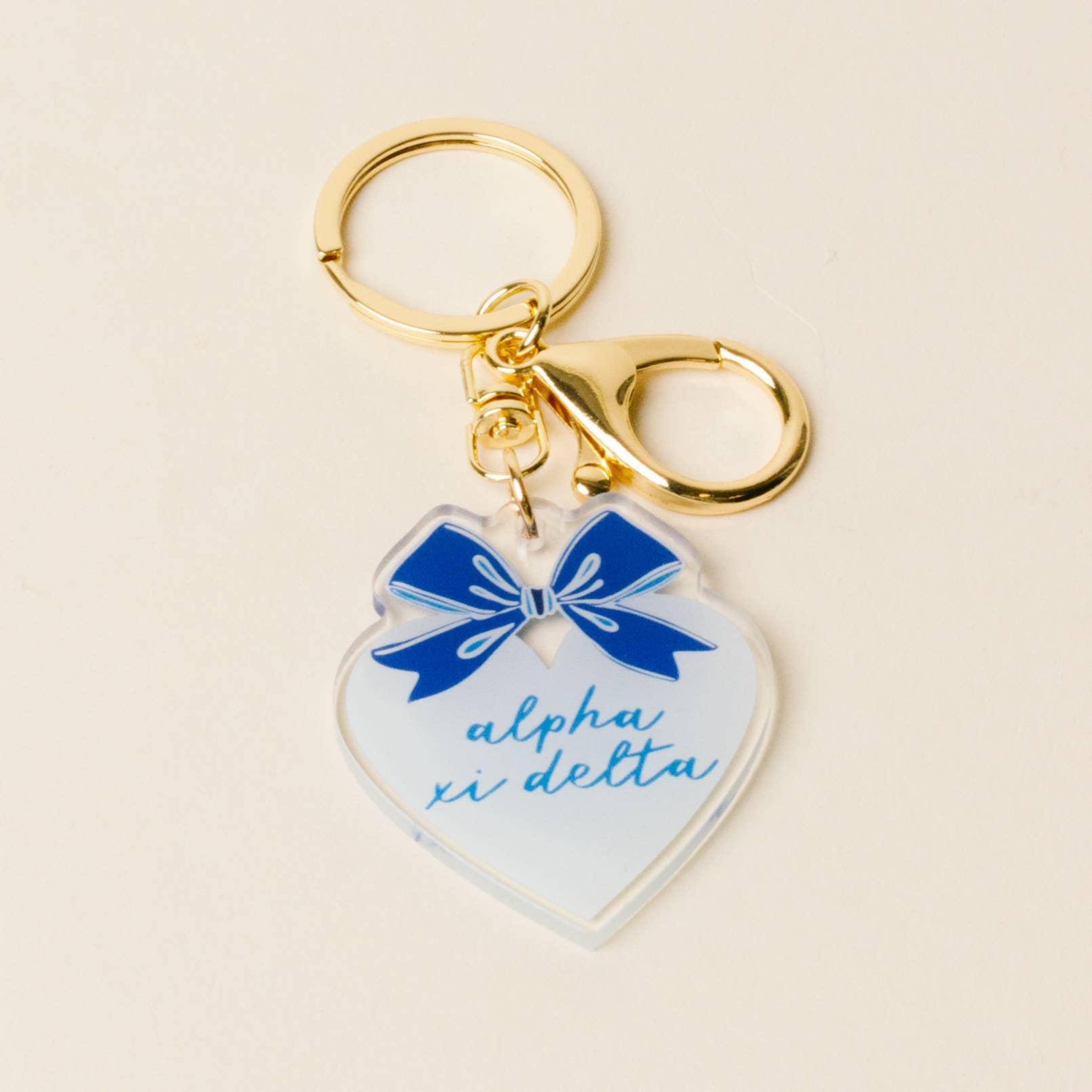The Darling Effect - Wholesale Keychain - Women's - Sorority Sweetheart Bow Acrylic Keychain - 19 Chapters6