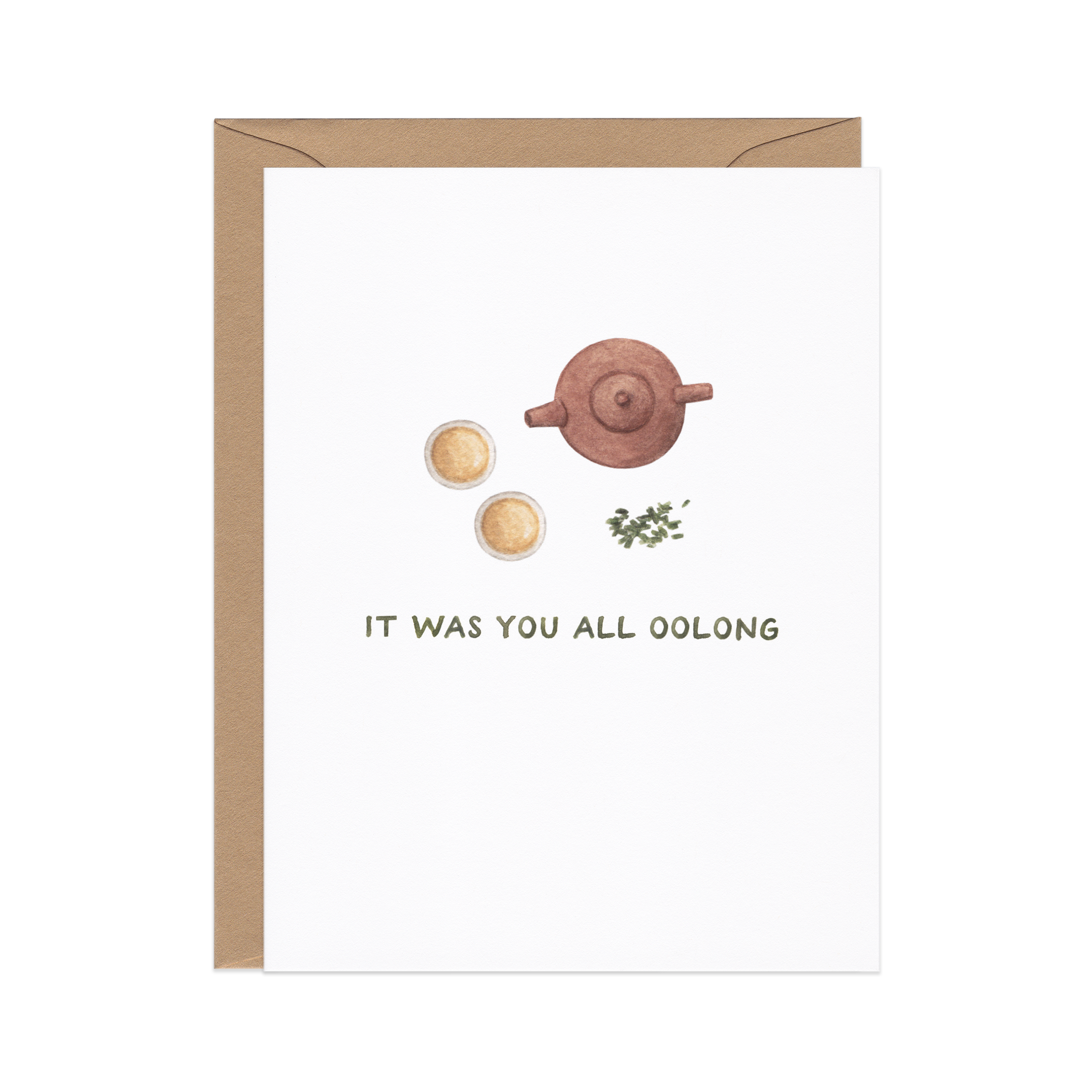Amy Zhang – Großhandel Liebeskarte – You All Oolong Tea — Asiatisches Essen, Wortspiel, Liebeskarte1