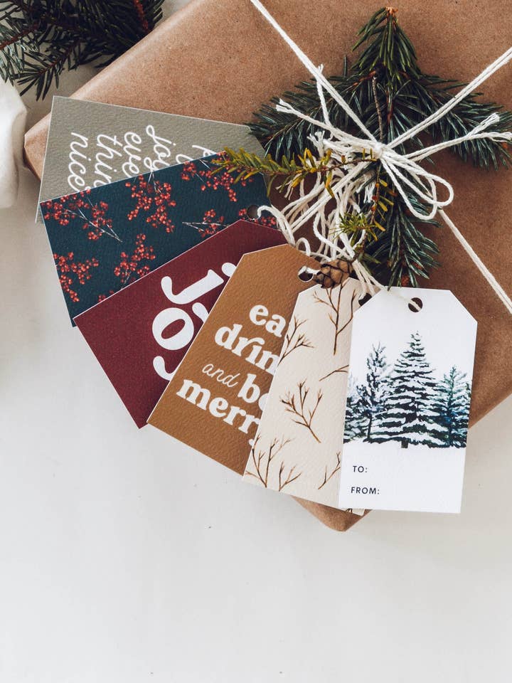 Etichette regalo di Natale per la vendita all'ingrosso da parte di Jo Creative Co