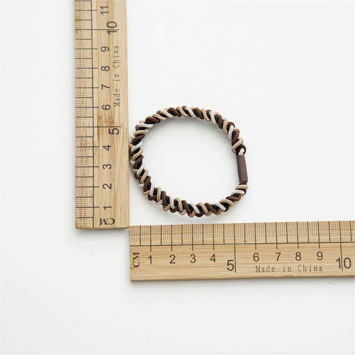 ACCITY - Wholesale Hair Tie - Candy Color Twisted Hair Ties , Cute Rubber Bands-CWAHA0339