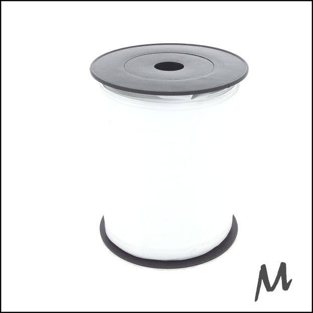 Mini Art Products - Wholesale Ribbon - Gift Wrapping - budget curling ribbon - 250 metres x 10 mm - White