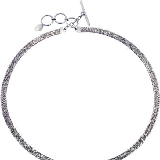 Vævet Omega halskæde (18"-19") for engroshandel hos Lori Bonn