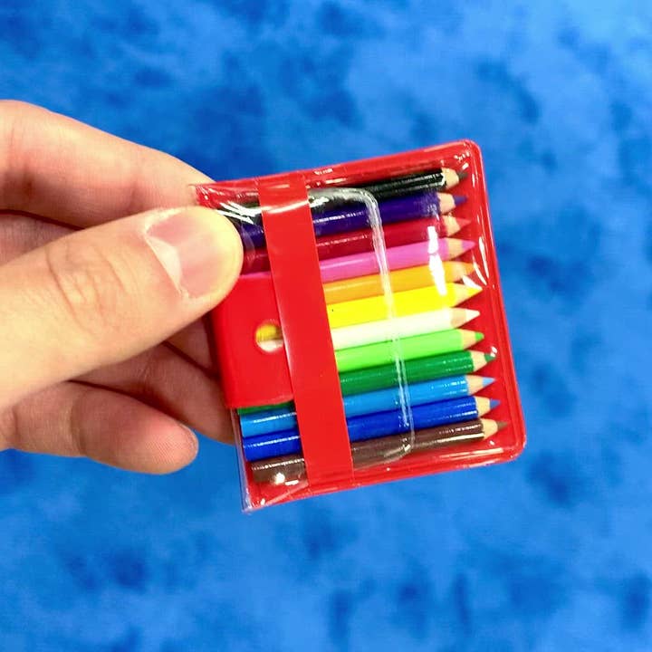 BCmini - Wholesale Pencil Case/Pouch - Mini Pencils in Pouch in Tub