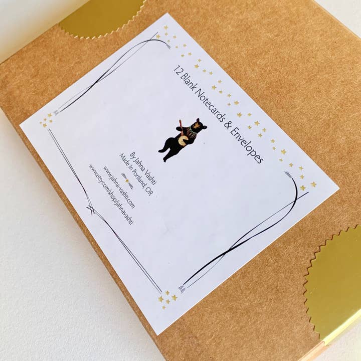 Jahna Vashti - Wholesale Season's Greetings Card - "Forest Festivities" Boxed Single Cards / Sets of 6 or 122