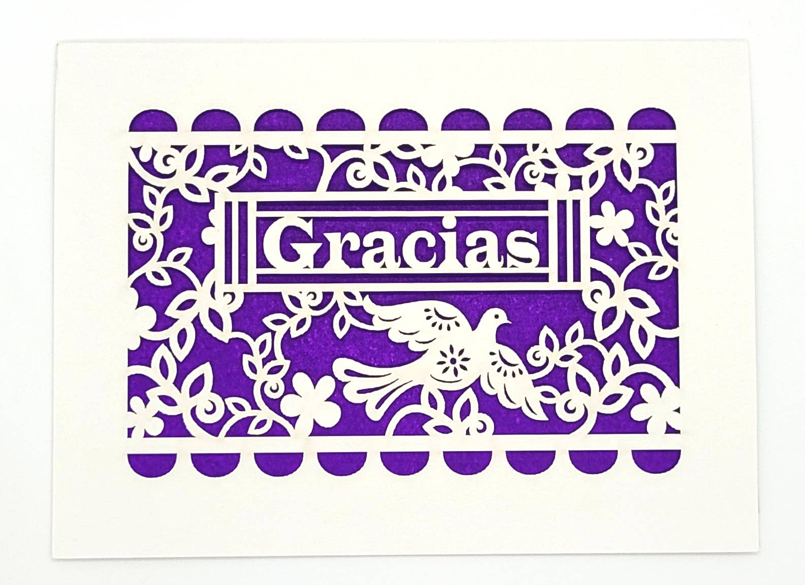 two hermanas - Vendita all'ingrosso Biglietti di ringraziamento - Gracias - Papel Picado - Grazie in spagnolo7