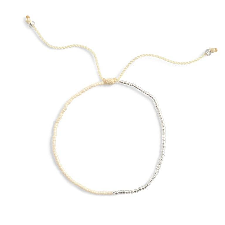 ByBazz - Vendita all'ingrosso Bracciale con perline - Braccialetto Silver Touch in perline di vetro3