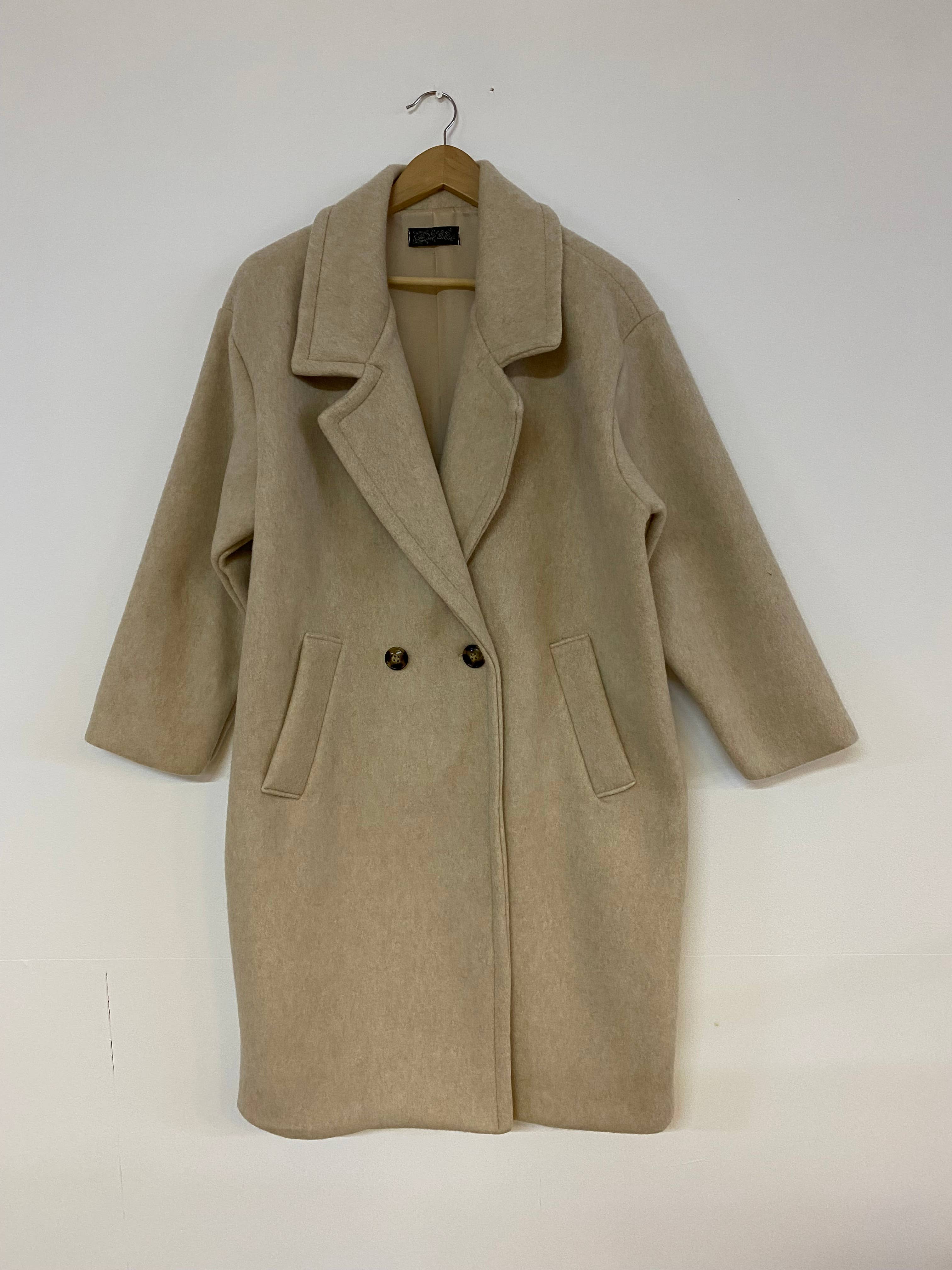 ORNELLA PARIS - Vente Manteau – femme - Manteau long chic à bouton BLL-M99350