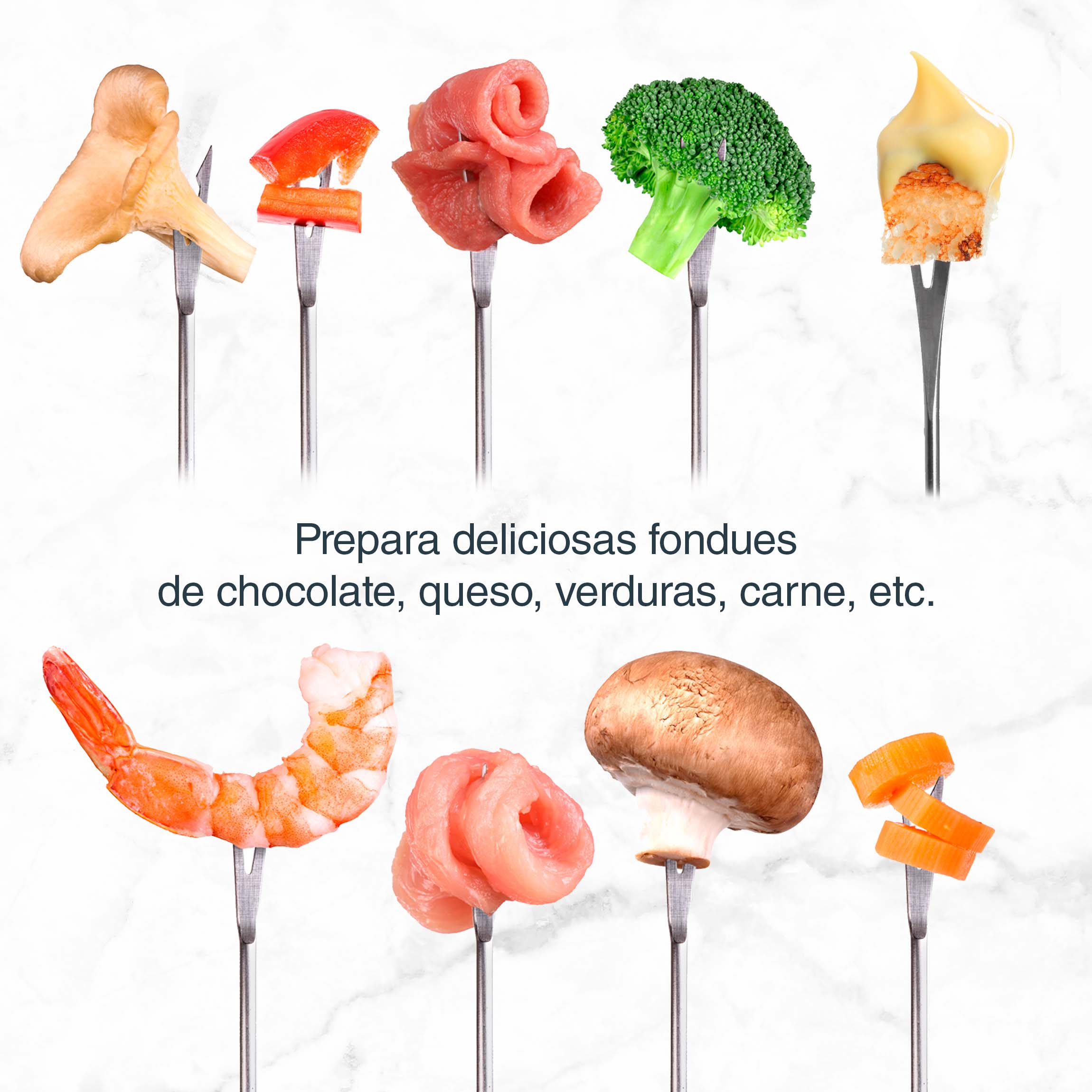 LACOR MENAJE PROFESIONAL S.L. – Großhandel Kochtopf – FONDUE GUSSEISEN ROT4