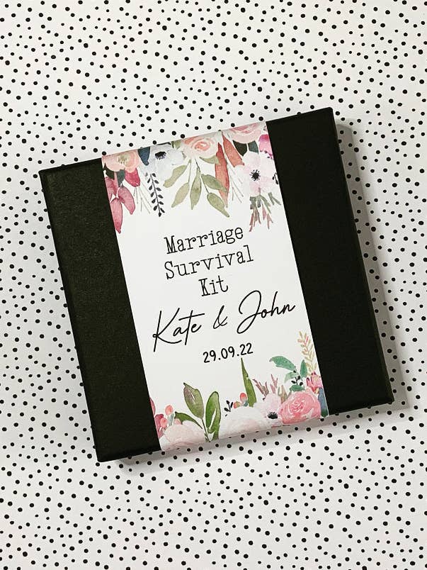 Marriage Survival Kit | Personalised Wedding Gift for wholesale by Mermaid Marys