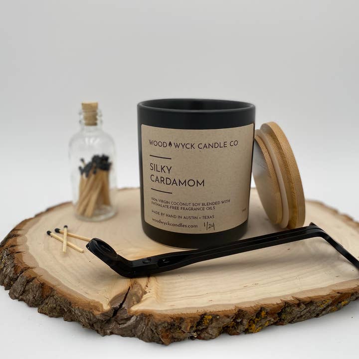 Silky Cardamom Candle for wholesale by Wood Wyck Candles