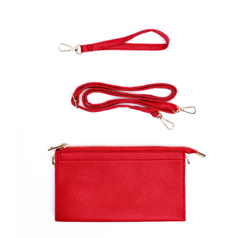 a Wink & a Nod - Wholesale Crossbody Bag - Women's - Abby 3-in-1 Handbag - Red1