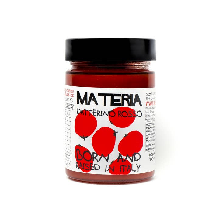 Salsa di Datterino Rosso per la vendita all'ingrosso da parte di Materia