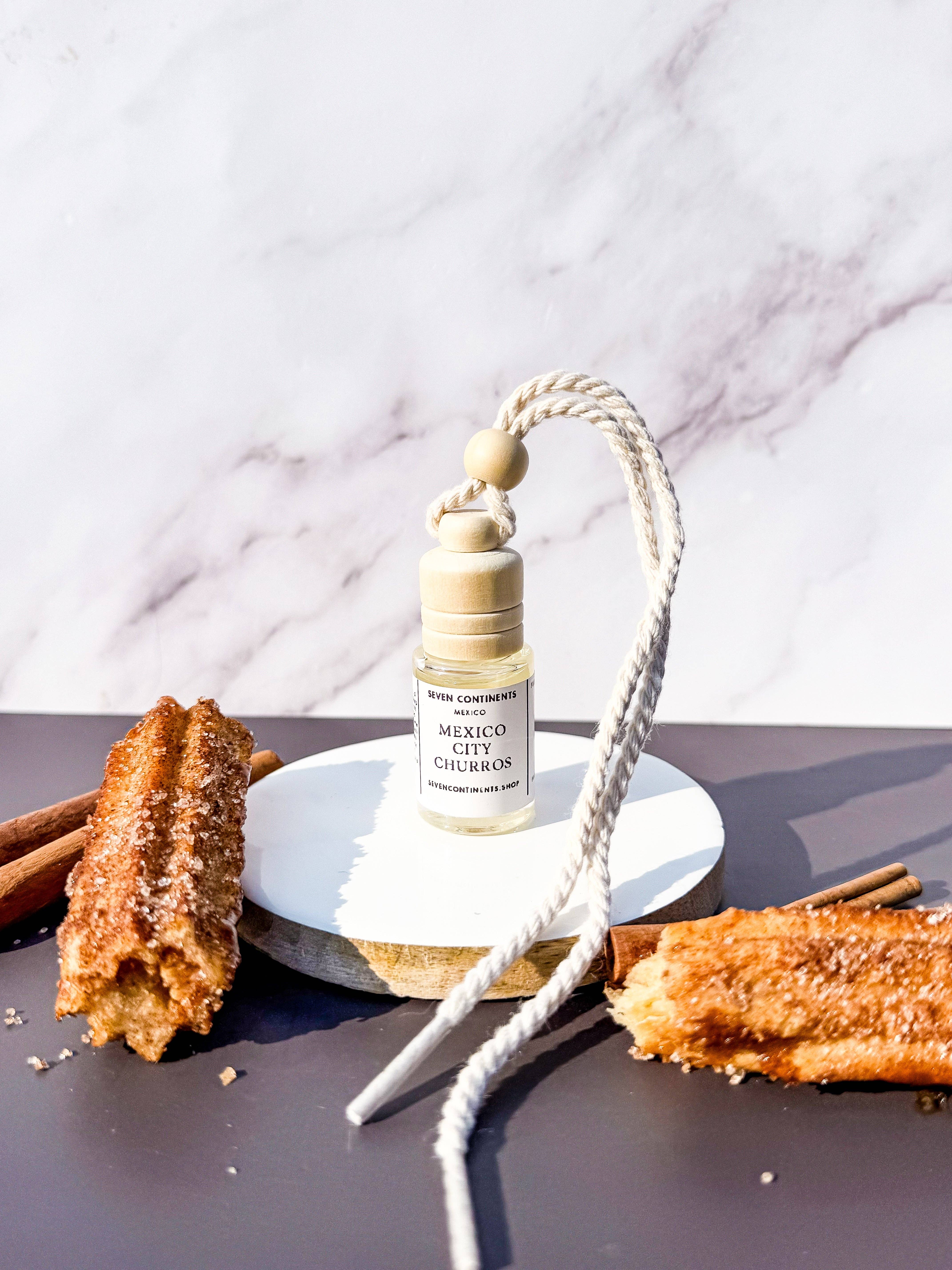 Seven Continents - Wholesale Car Freshener - Unisex - Mexico City Churros Mini Car Diffuser1