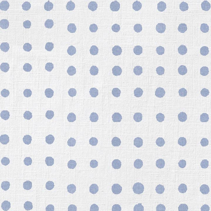 Blue Painted Dot Charger - (SQUARE) for wholesale by Altoonastore