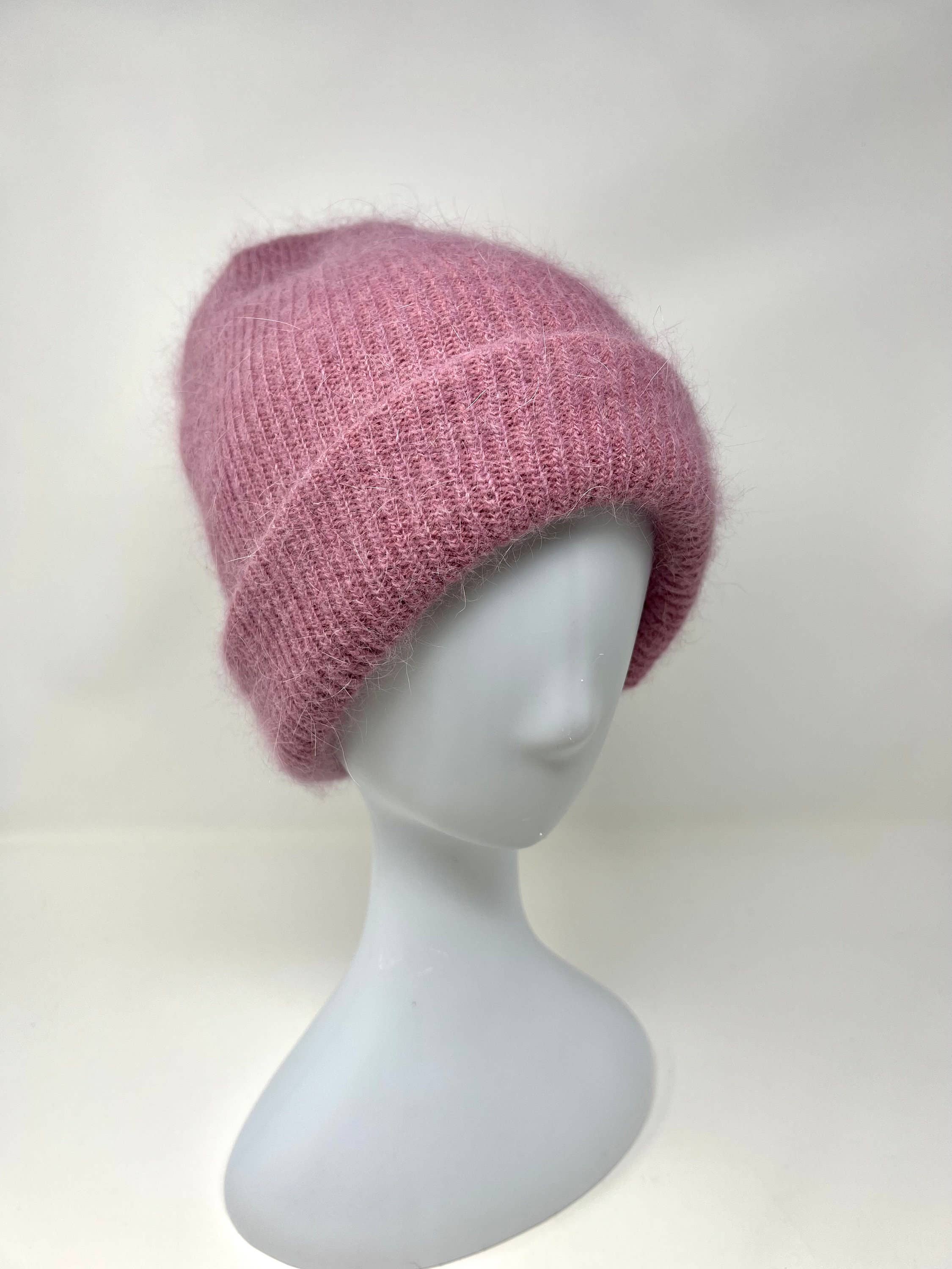 FanakoStudioNYC - Vente Bonnet – femme - Nouveau, chapeau en fourrure de lapin angora, bonnet. Cadeau de Noël3