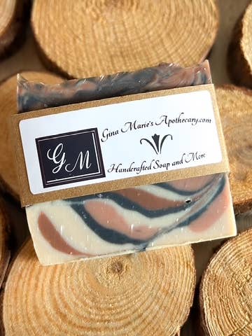 Sandalwood Rose Handcrafted Soap Bar 3.5 oz for wholesale by Gina Marie's Apothecary