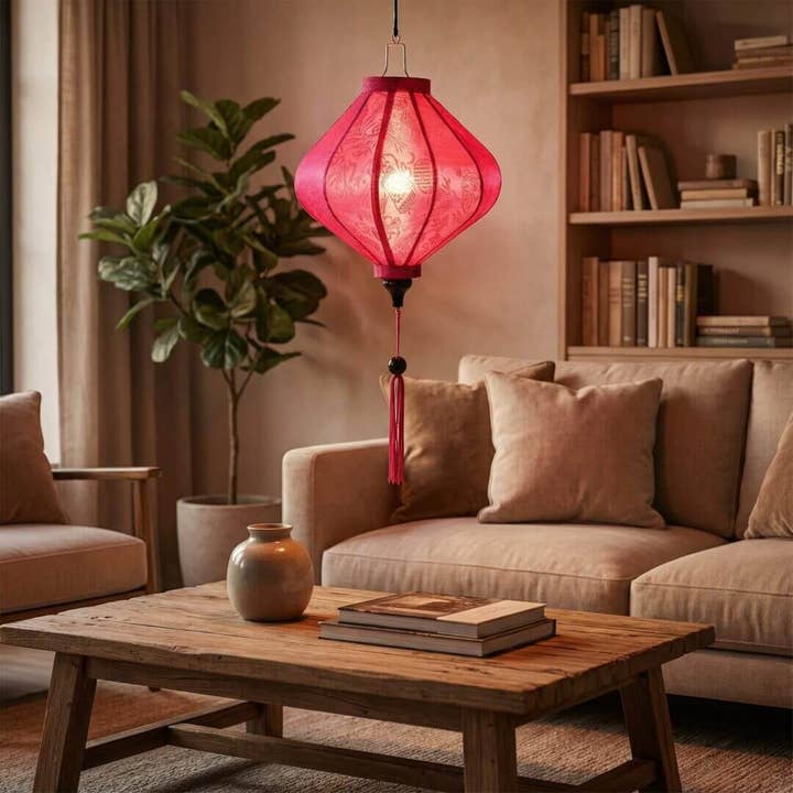 Seidenlampion - Pink für den Großhandel von Makapli