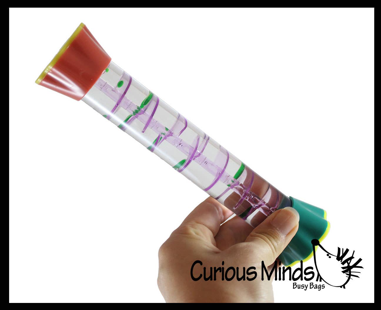 Curious Minds Toys – Großhandel Fidget Toy – Kinder – 1 Bubble Helix Stick, spiralförmig, zum Abtropfen von Flüssigkeiten, Calm Dow6