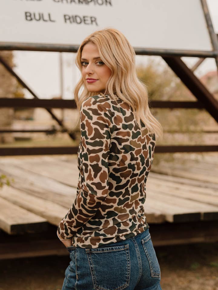 Sterling Kreek – wholesale Blouse – Women’s – You Can't See Me Mesh Top2