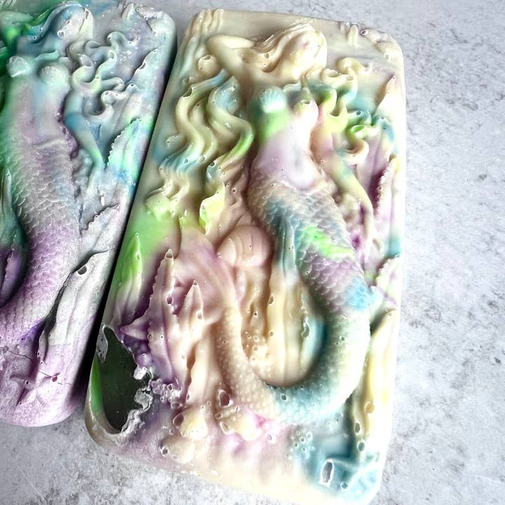 Fairyland Glade - Wholesale Bar Soap - 90s Hippie Hidden Sea Glass Sea Salt Soap MADE TO ORDER10