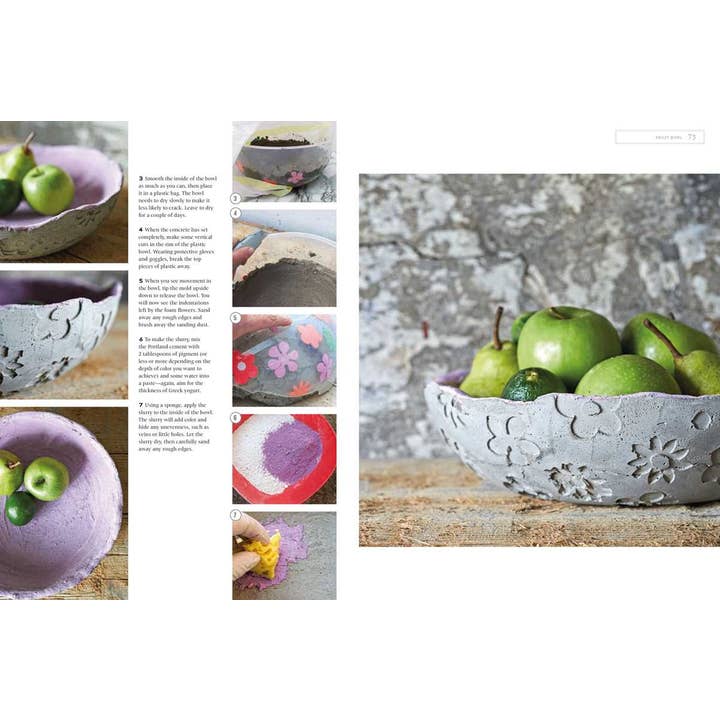 Simon & Schuster - Wholesale Book - Adult - Making Concrete Pots, Bowls, and Planters by Hester van Overbeek