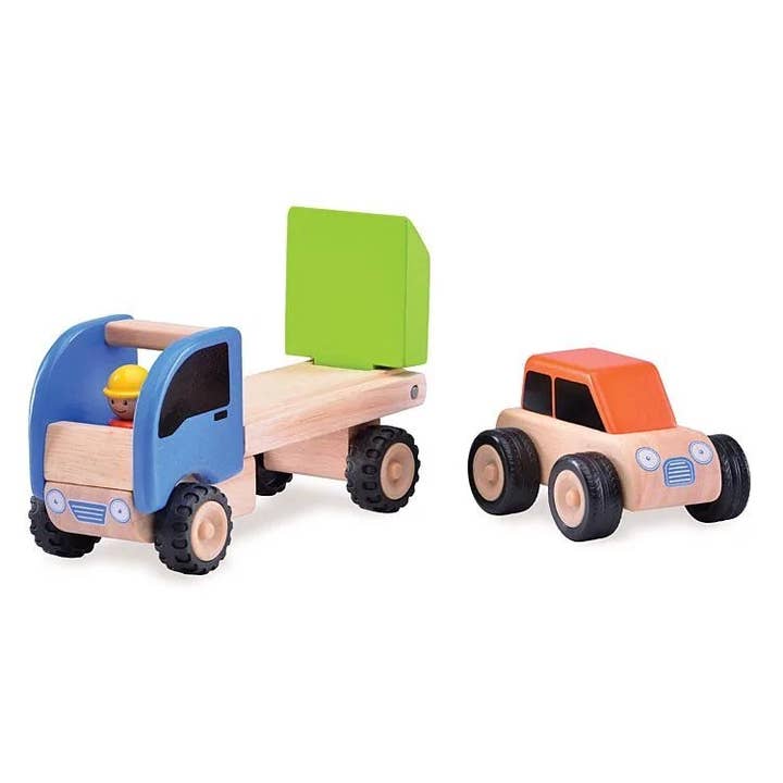Beaming Baby - Wholesale Toy Car/Truck - Kids - Mini Flatbed Trailer (18+ months)